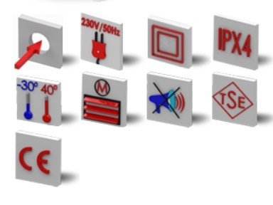 Aircol 120 Automatische Louvered Toilet En Badkamer Ventilator/Neuszuiger 160 M³/H