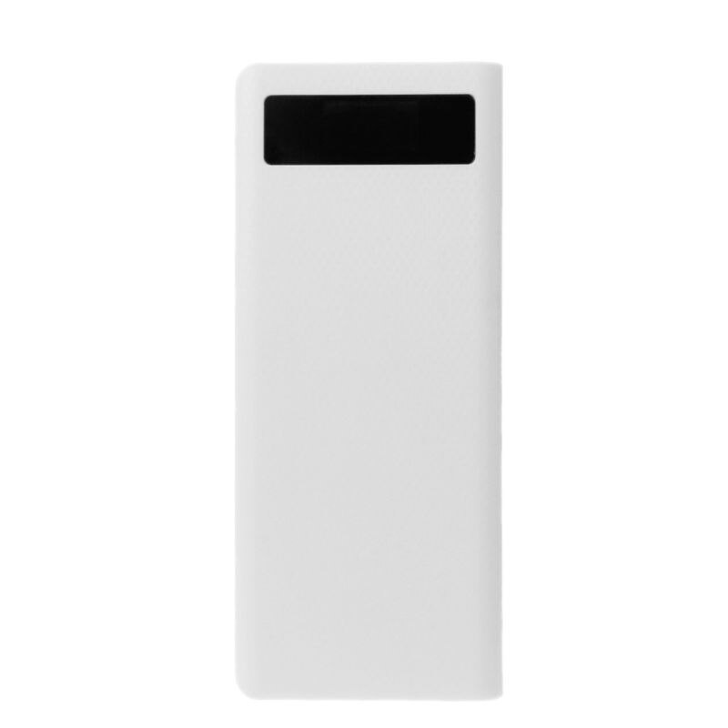 Dual USB QC 3.0 8x 18650 Battery DIY Power Bank Box Charger For iPhone Xiaomi Cell Phone Tablet PC White/Black/Blue Pink #: White
