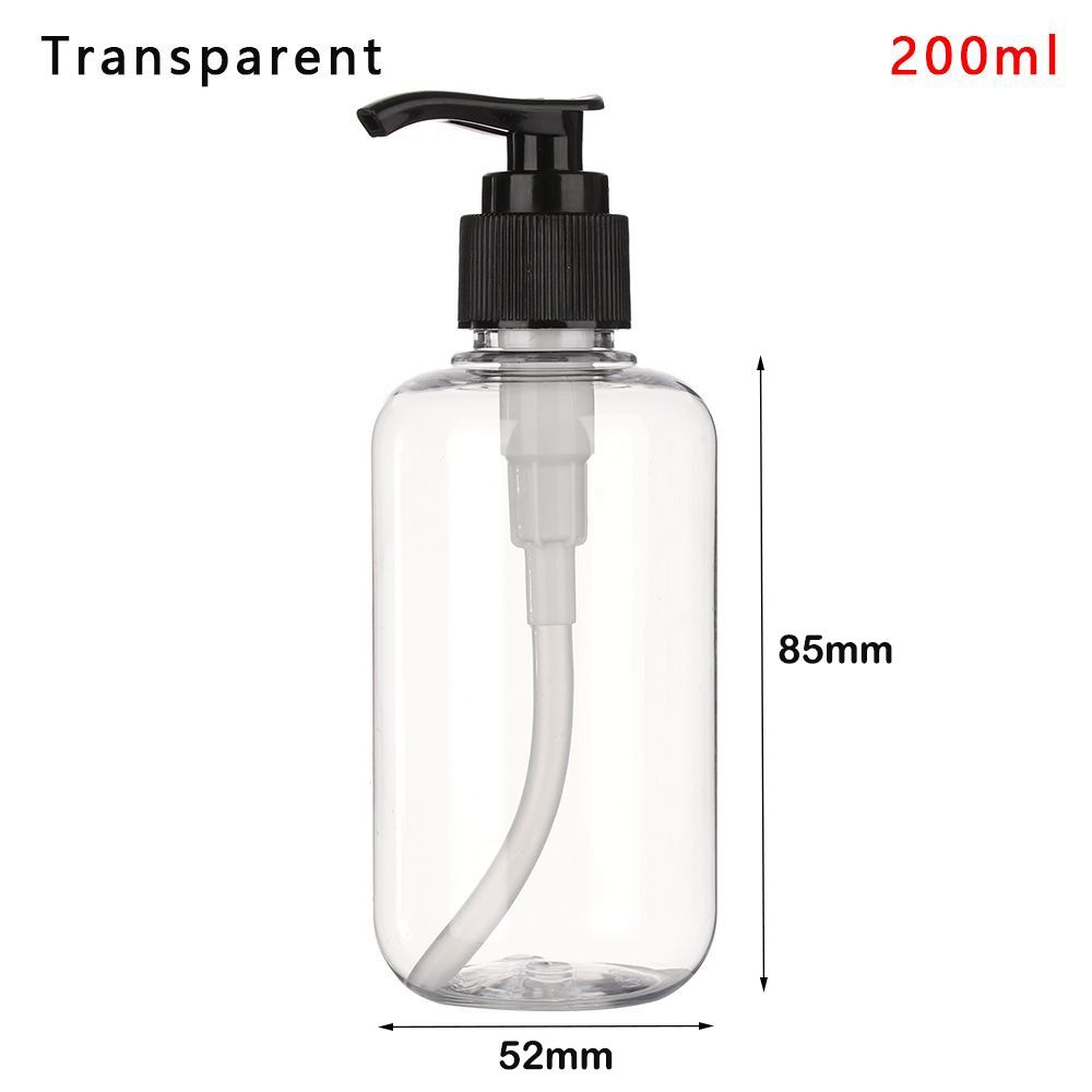 Soap Dispenser Refillable Lotion Container Plastic Liquid Shampoo Shower Gel Bottles Home Bath Supply 100/150/200/300/400/500ML: Orange