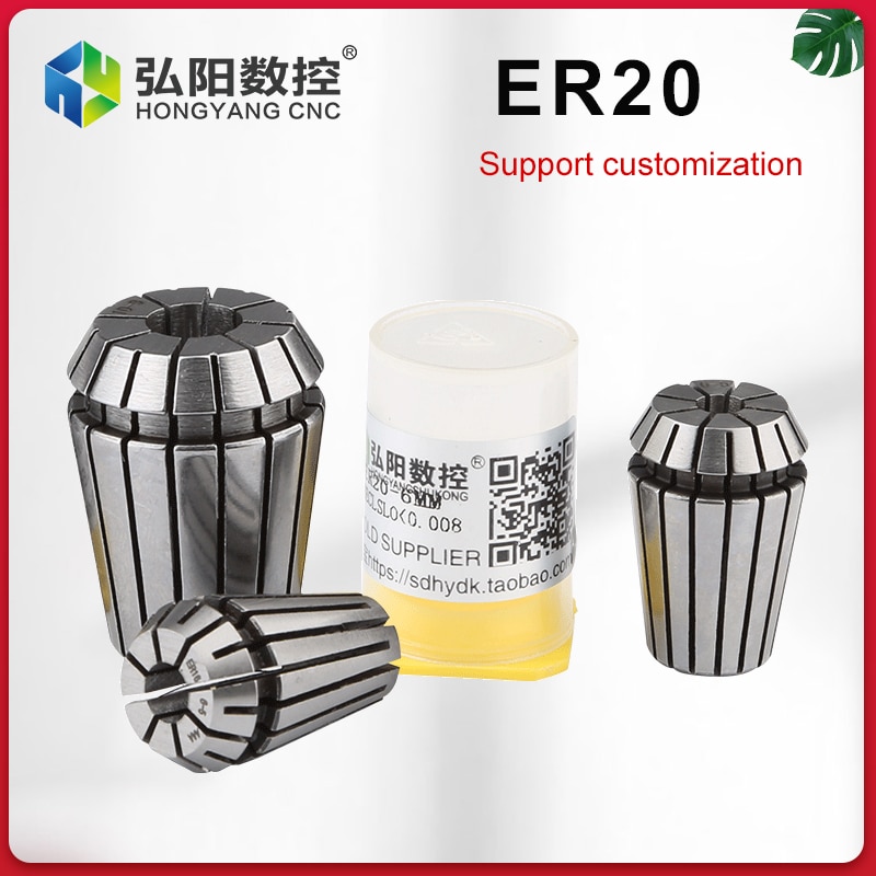 ER20 ER Precision spring collet chuck 0.008mm for CNC milling tool holder Engraving machine spindle motor