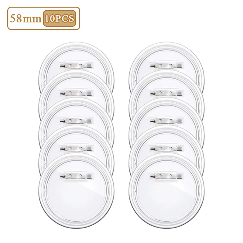 Ronde DIY-badgebouwsset - Benodigdheden voor aangepaste naamplaatjes, broches, cosplay en (Halloween/Kerstmis): Antiek Messing