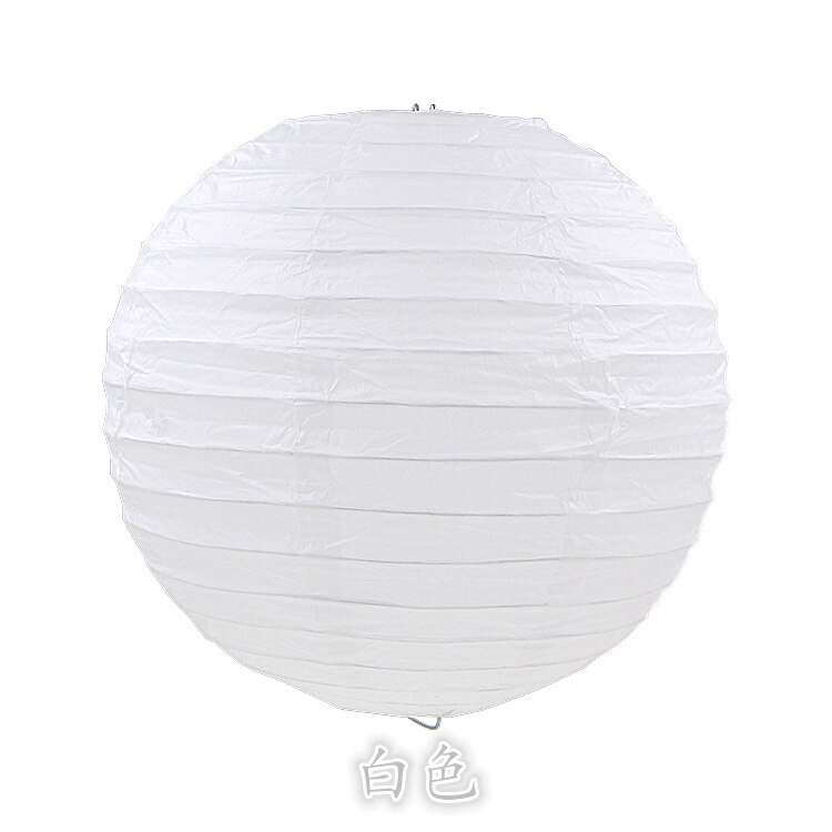10 stks/partij Goud/Zilver Papier Lantaarn 4 ''6'' 8 "10" 12 "14" 16 "Birthday Party Wedding Decor Ambachtelijke DIY Lampion Lantaarns: white / 6inch 15cm