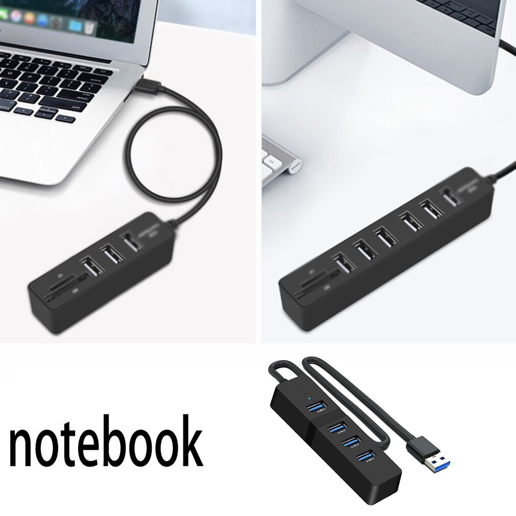 Multi USB 3.0 Hub USB Splitter High Speed 3 6 Ports 2.0 Hub Multifunction USB 3.0 Hub PC Computer Accessories