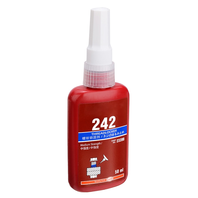 242 Threadlocker Adhesive Glue Retaining Compound For M2 To M12 Thread Size For Machinery Electronics Electrical Industries