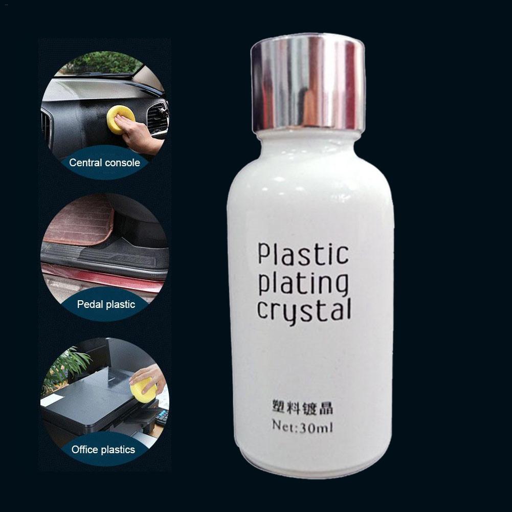 30ML Car Coating Liquid Plating Motorcycle Paint Care Crystal Glass Polishing Coating Plastic Plating Refurbishing Agent Sponge