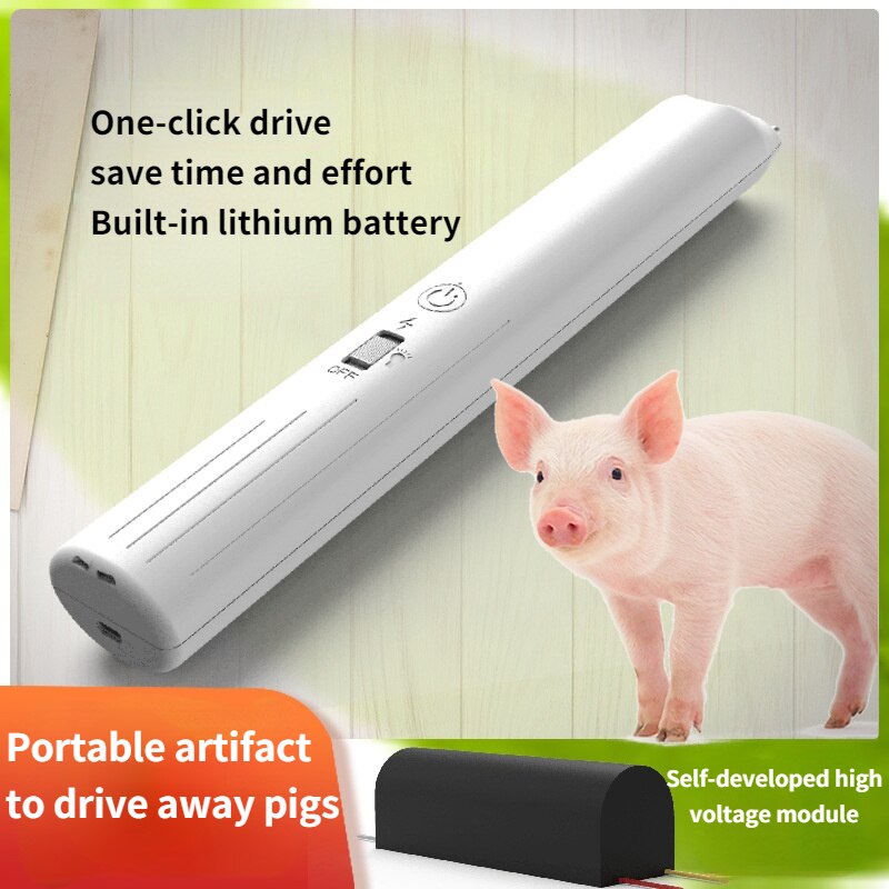 Draagbare Varken-Rijden Fokkerij Elektrische Pig-Rijden Artefact Elektrische Shock High-Voltage Pig Zweep Rijden Vee en Schapen