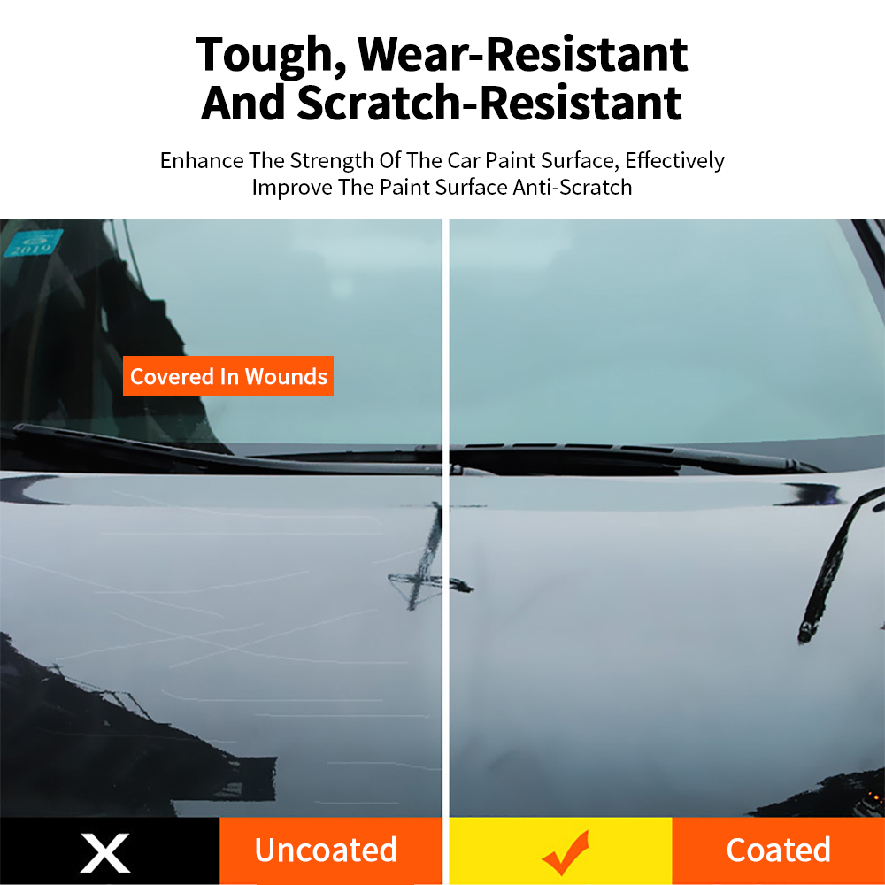 550ml Car Ceramic Coating Polishing Crystal Plating Spray Sealant Wax Waterproof Nano-Coating Wax Car Paint Maintenance Agent