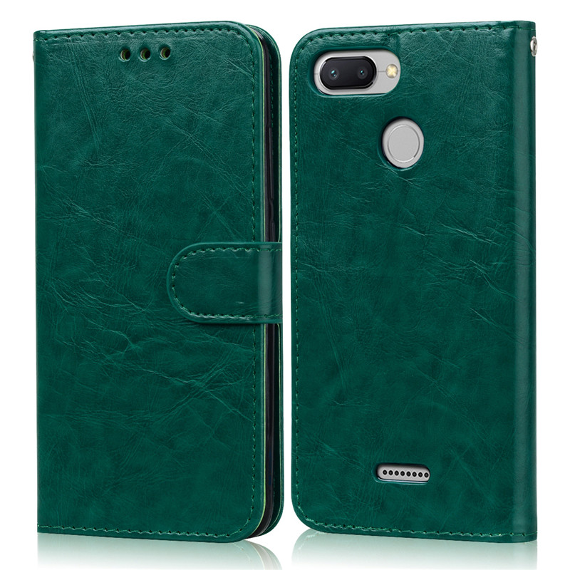 Leder fallen für Xiaomi Redmi 6 Zurück Abdeckung Brieftasche kippen fallen für Xiaomi Redmi 6 Redmi6 fallen für xiaomi redmi 6 Funda Coque