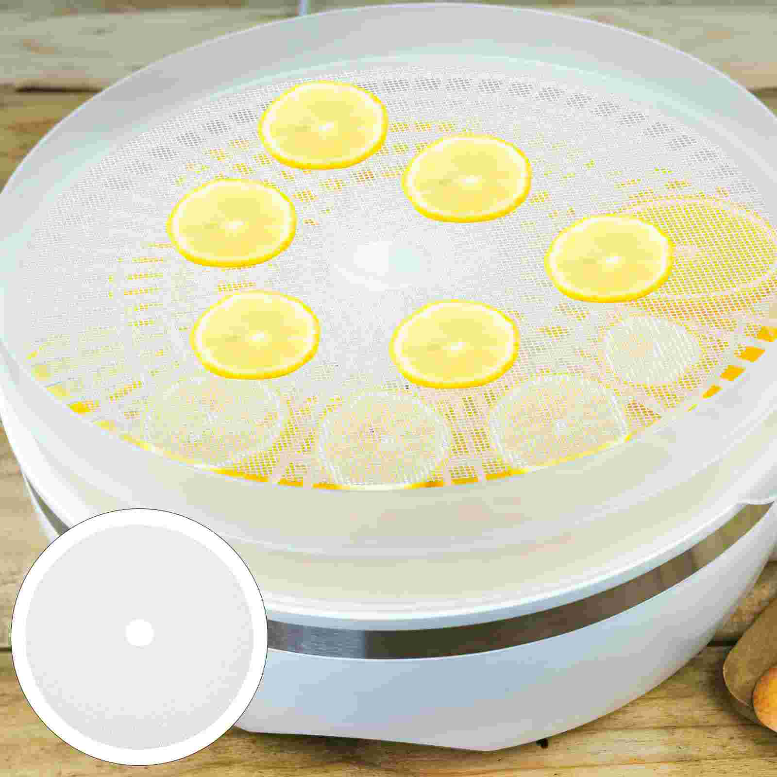 Ronde Dehydrator Lakens Voedsel Droger Siliconen Matten Dehydrator Pads Fruit Droger Voering Mesh Herbruikbare Dehydrator Trays