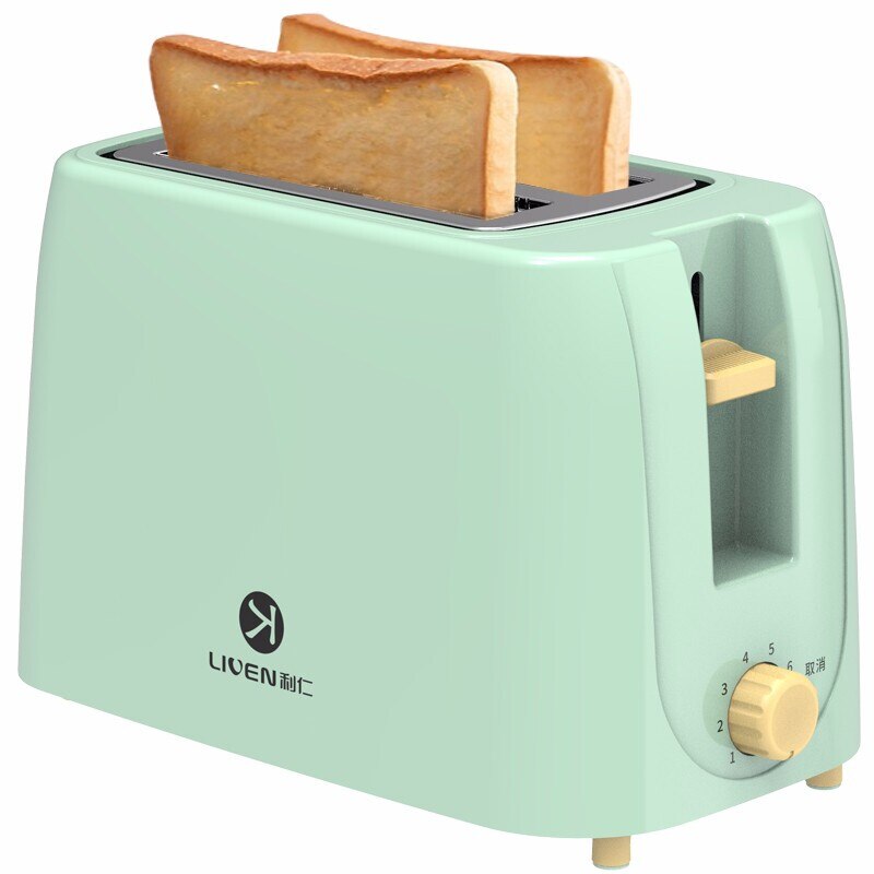 Liven Toaster Multi-function Toaster 8-speed Baking Stainless Steel Toast Heating Machine Sandwich Maker Breakfast Machine: CN