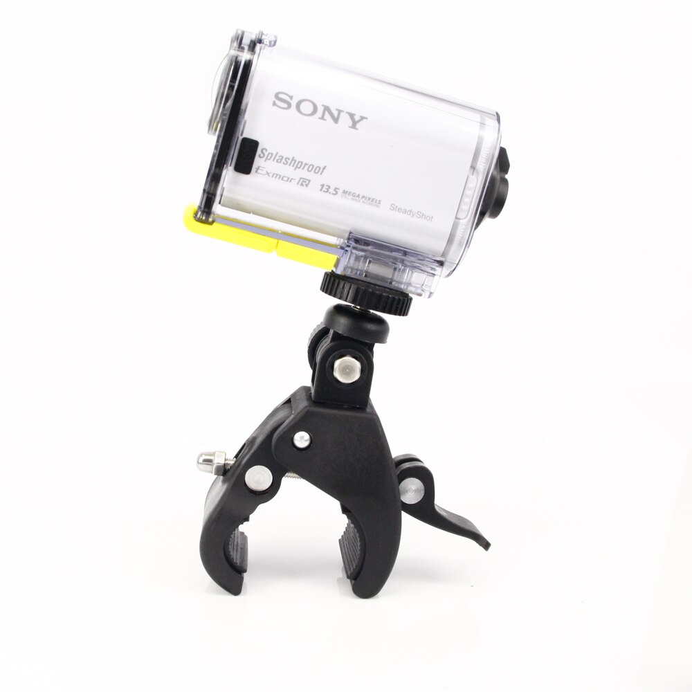 Tubular Snowmobiling Boating Motorcycle Bicycle Multi-angle Clip For Sony RX0 FDR X3000 X1000 AS300 100V 50V Sport Action Camera