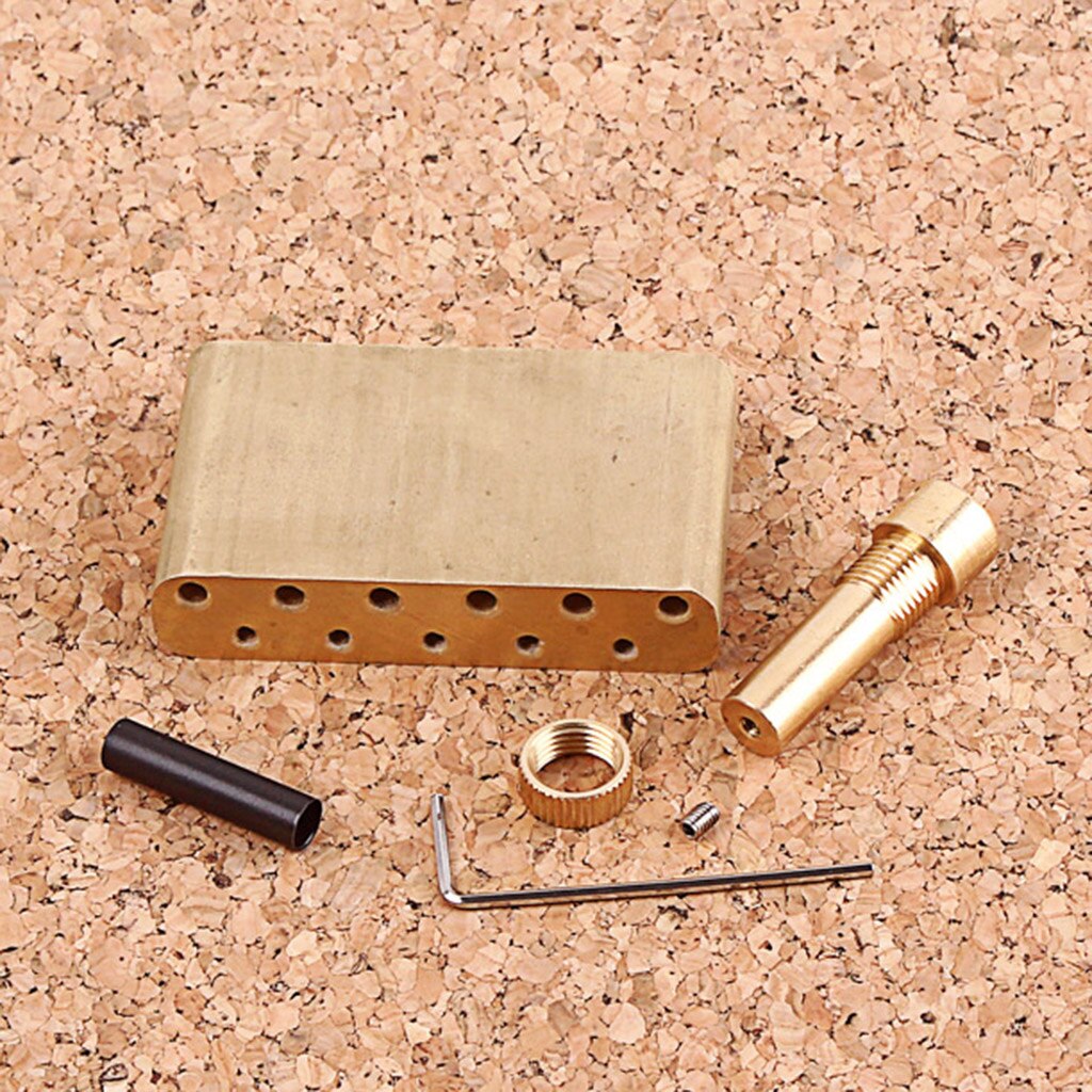 1 Set 6 String Copper Tremolo Bridge System for Electric Guitar and DIY Parts