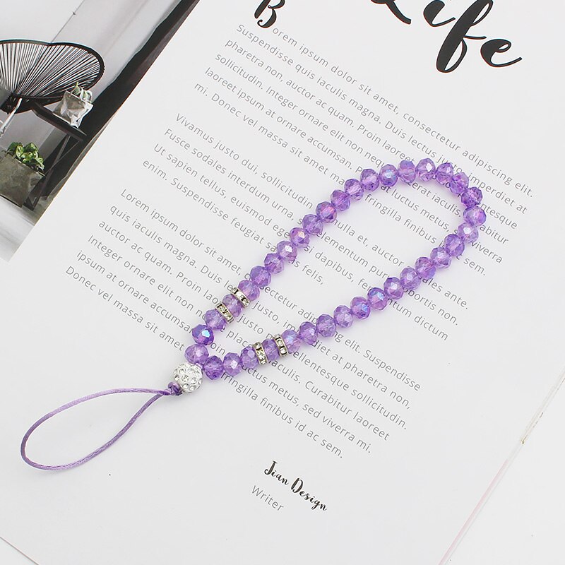 Mobiele Telefoon Riemen Pols Lanyard Riem String Voor Telefoon Iphone 7 8 X Usb Flash Drives Toetsen Sleutelhangers Lanyard Hals opknoping Riem: short-purple