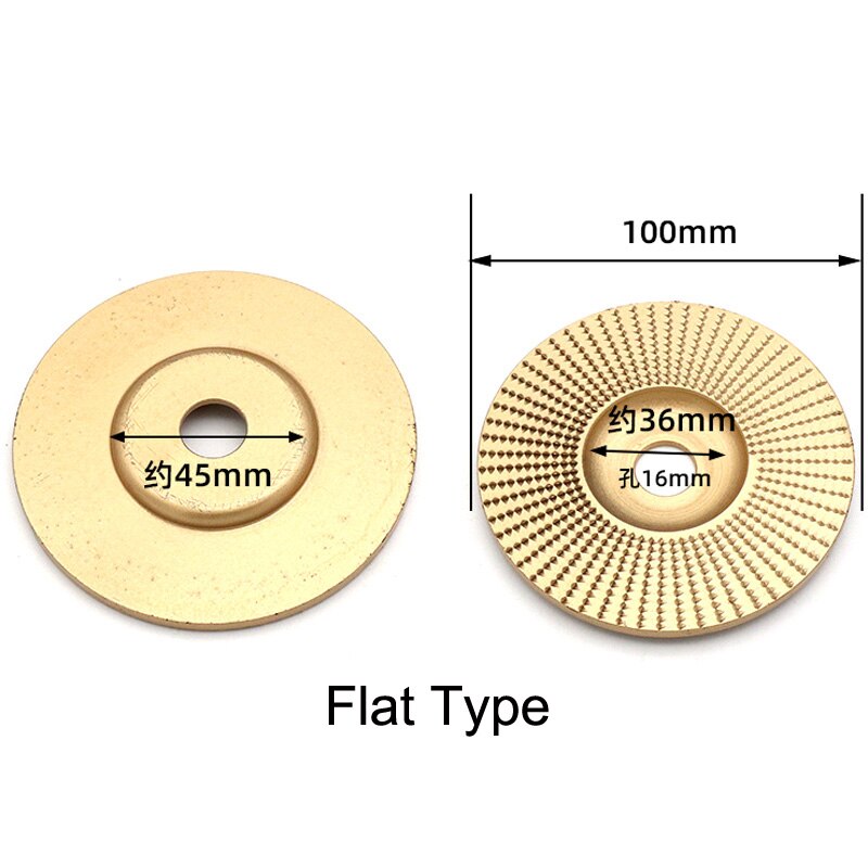 1pcs 85mm 100mm Wood Shaping Disc Grinding Wheel Rotary Disc Sanding Polish Wood Carving Disc Tools For Angle Grind