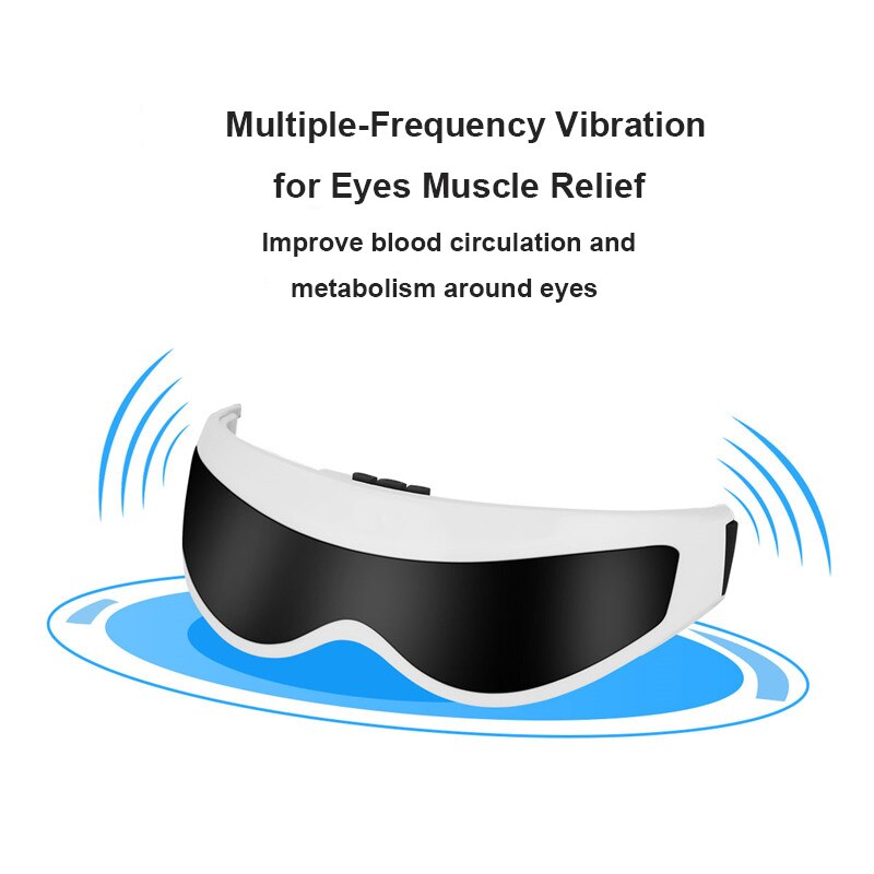 Anada Elektrische Auge Pflege Massagegerät Magnet Therapie Entspannen Vibration Anti Falten Lindern Acupres Schützen Augen Magnet Brillen