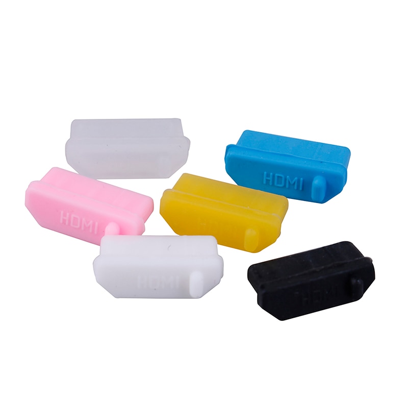 10 pz/pacco Silicone Anti Spina Della Polvere Tappo Antipolvere Universale Porta USB HDMI Interfaccia Copertura Per Il Computer Portatile Del PC