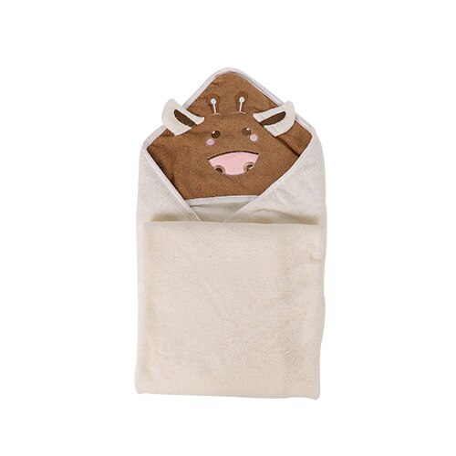 Høst baby gutter barn badehåndkle jenter hettegenser jule poncho barn badehåndkle tegneserie dyr svømme badekåpe bomull: Beige