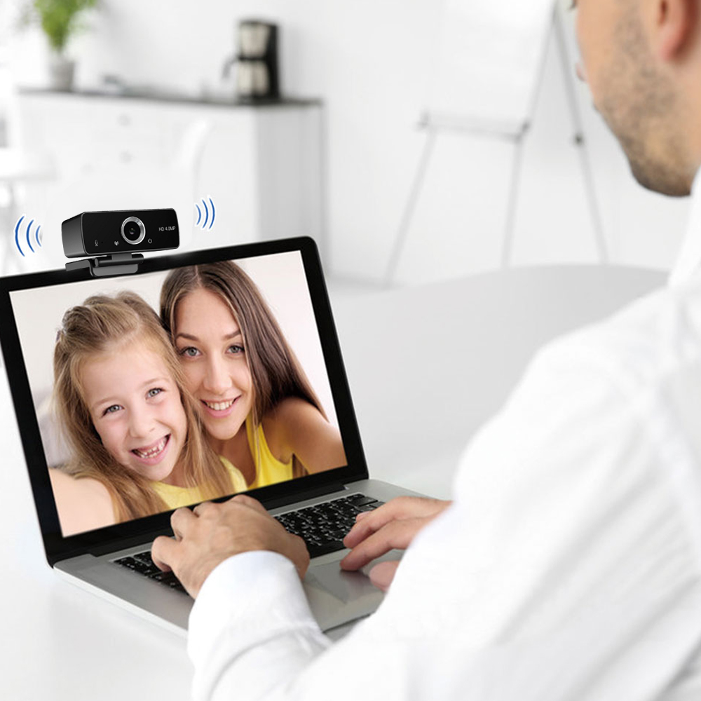 Big Webcam 1080P Full HD Webcam with Privacy Cover and Tripod USB Plug Suitable for PC Computer Mac Laptop Desktop