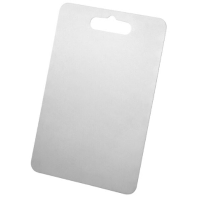 1Pc Chopping Blocks Kitchen Utensil Hangable Kitchenware Food Slice Cutting Storage Chopping Board Kitchen Supplies: Silver