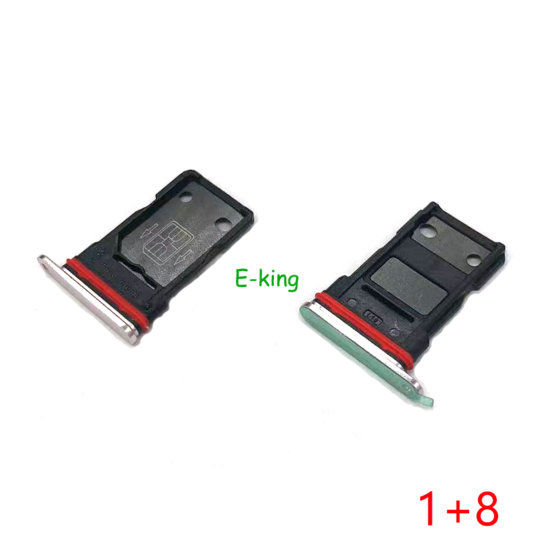 Dual Sim Tray Holder For Oneplus 8 8T 1+8 1+8T SIM Card Tray Slot Holder Adapter Socket Repair Parts