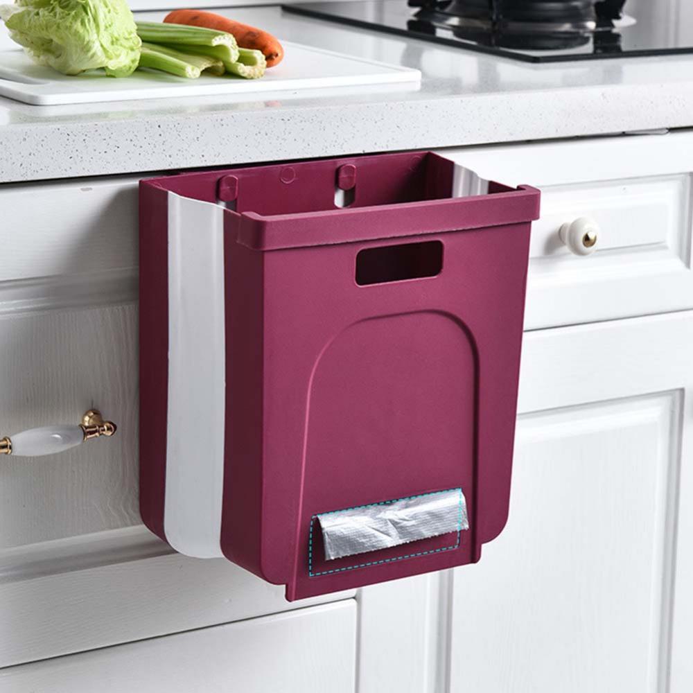 Kitchen Cabinets Door Hanging Trash Bin PP Rubbish Bin Wall Mounted Waste Bin Dustbin Garbage Can cubo basura ведро для мусора