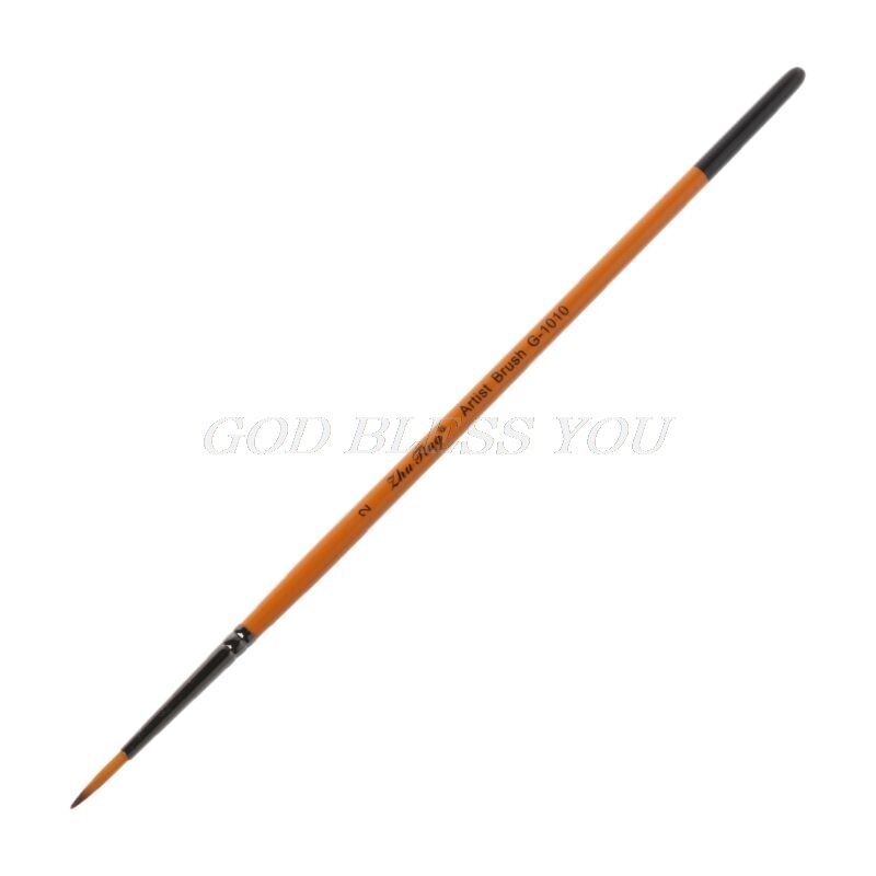 Bolígrafo muy fino pintado a mano, suministros de arte, punta de punto de dibujo, pincel de Nylon para acuarela, pintura al óleo de acrílico, artesanía,: 2