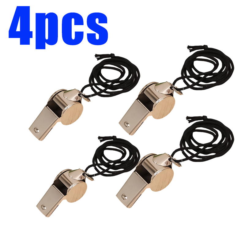 10/1pcs Whistle Sport Rugby Referee Stainless Steel Whistles Soccer Football Basketball Party Training School Cheerleading Tools: Navy Blue