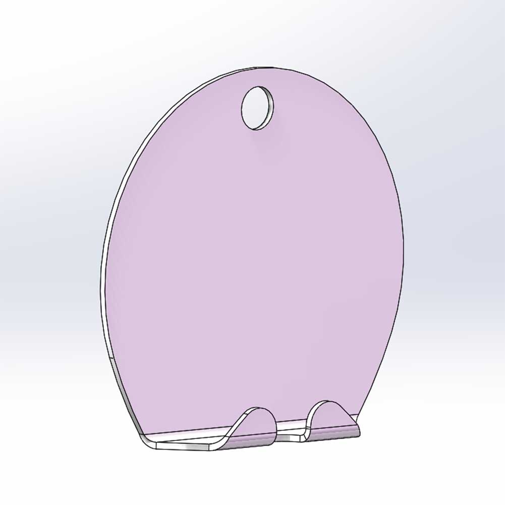 Portable Unbreakable Anti-fog Shower Mirror for Shaving Razor Hook Holder Suction Cup to Washroom Wall Fog Free Travel Mirror