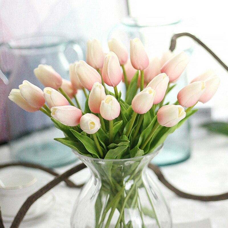 Kunstmatige Tulpen Bloemen Huis Tuin Decoratie Real Touch Bloem Boeket Verjaardagsfeestje Bruiloft Decoratie Nep Bloem