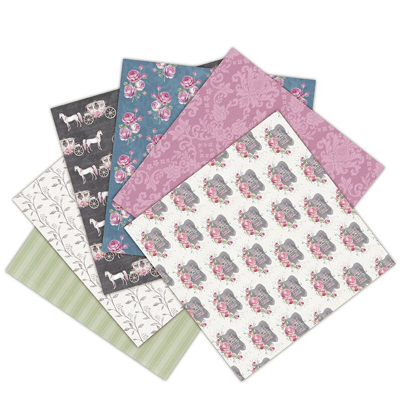 C style Scrapbooking paper pack of 24 sheets handmade craft paper craft Background pad 1134
