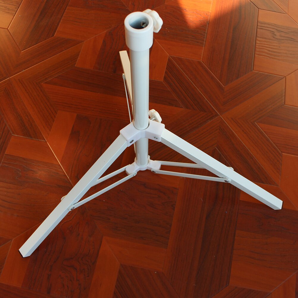 Foldable Beach Umbrella Base Metal Adjustable Strong Wind Resistance Flag Pole Stake Umbrella Anchor Stand Holder Home Tool