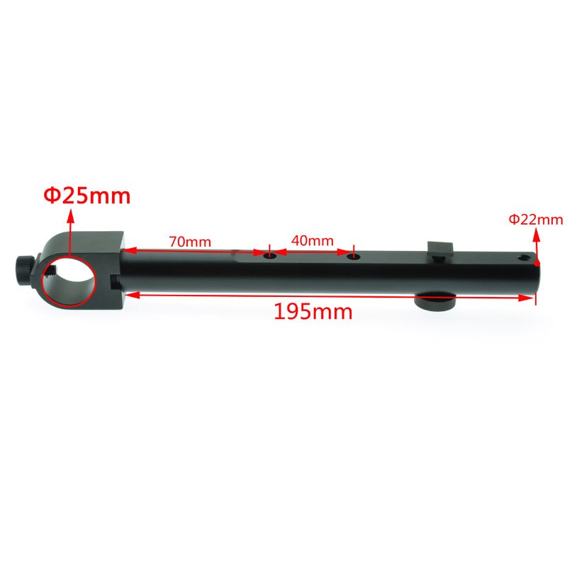 Display screen Hanging Bar Hanging Rod Metal Arm Support Holder for Video LCD Microscope Stand Camera Monitor System Table: 25mm