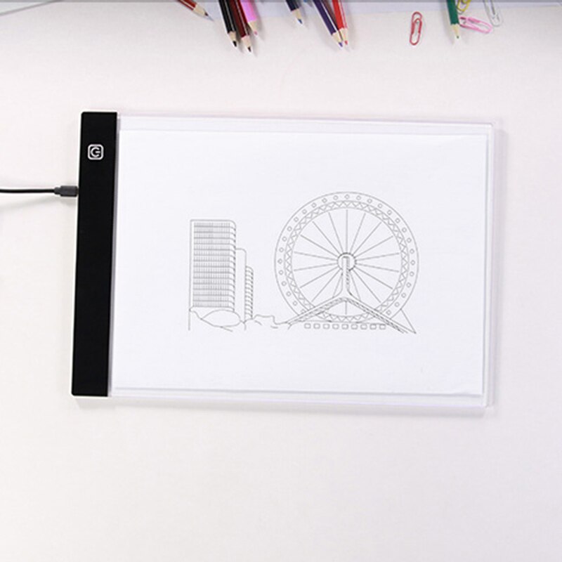 A4 Drawing Tablet Digital Graphic Electronics LED Writing Board Art Student Copy Painting Tablet Dimming Light Electronic Board