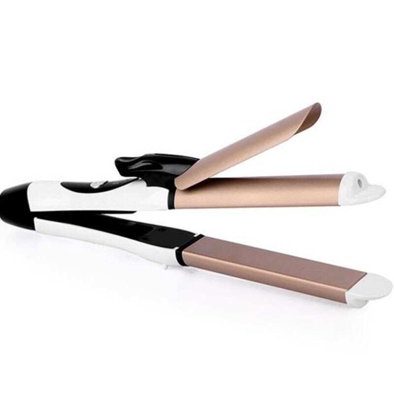 Large volume ceramic electric curly hair comb hair curler electric curling iron straight a dual-use plywood hair straightening