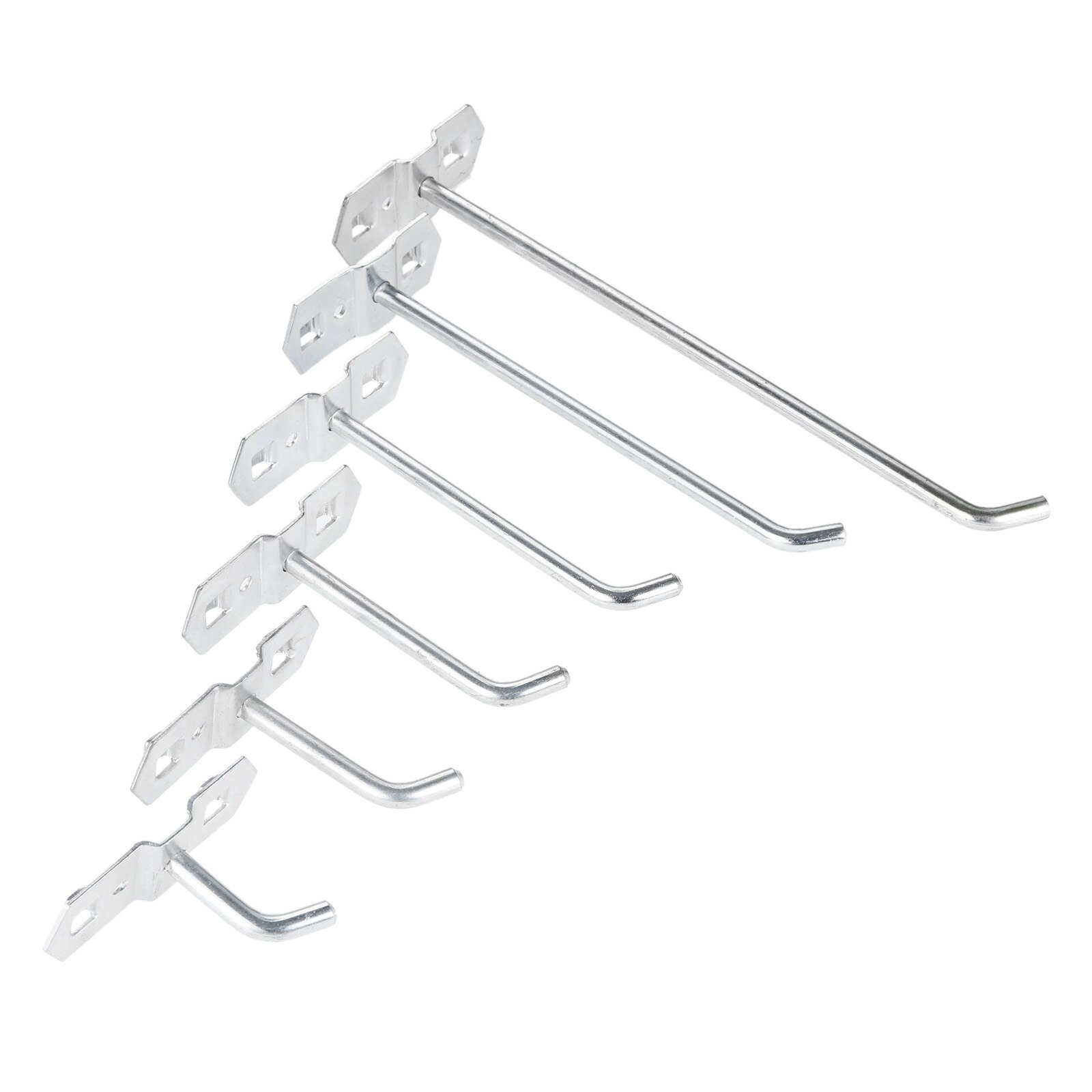 Dreld Muur Gemonteerde Gat Boord Haak Hardware Tool Magazijnstelling Hanger Haak Tuin Badkamer Organizer Haken Keuken Opslag Gereedschap