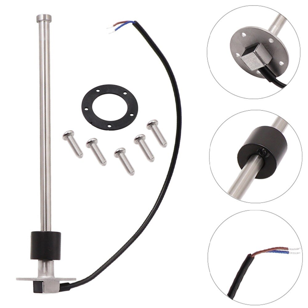 0-190 ohm 240-33ohm Water Level Guage Meter 350mm Fuel Level Sensor Fuel gauge for marine boat car Truck