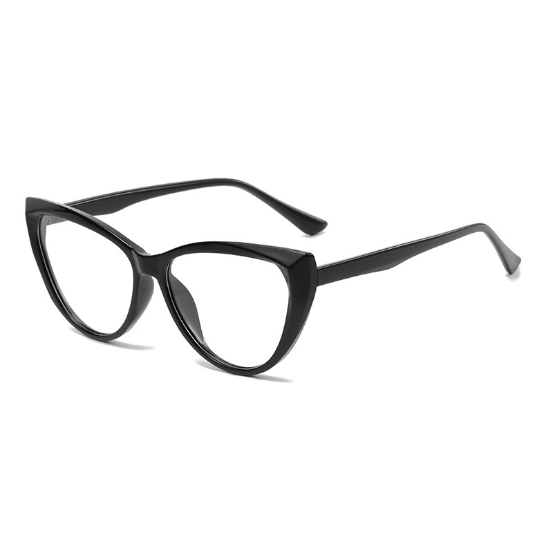 Gafas fotocromáticas antiluz azul para hombre y mujer, Gafas de sol con forma de ojo de gato, luz azul descolorida, Gafas de sol que cambian de Color transparente