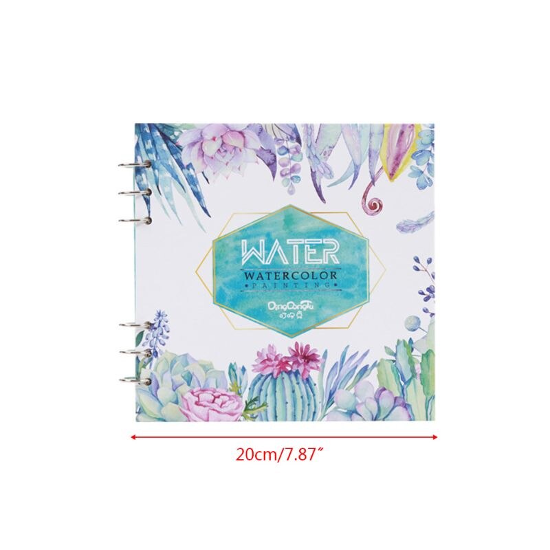 300g/m2 Watercolor Paper 20 Sheet Painted Water Color Painting Book K1AB: C