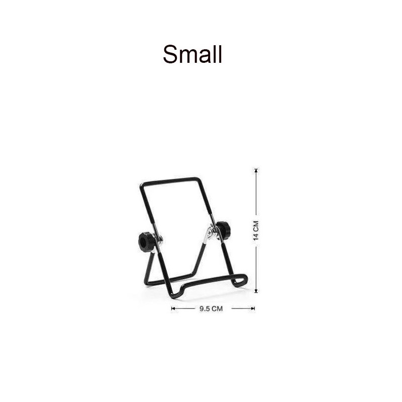 Universal Tablet Holder for IPad Tablet Phone Stand Foldable Stand Mount Adjustable Desk Support for IPad 2 3 4 Air: Small