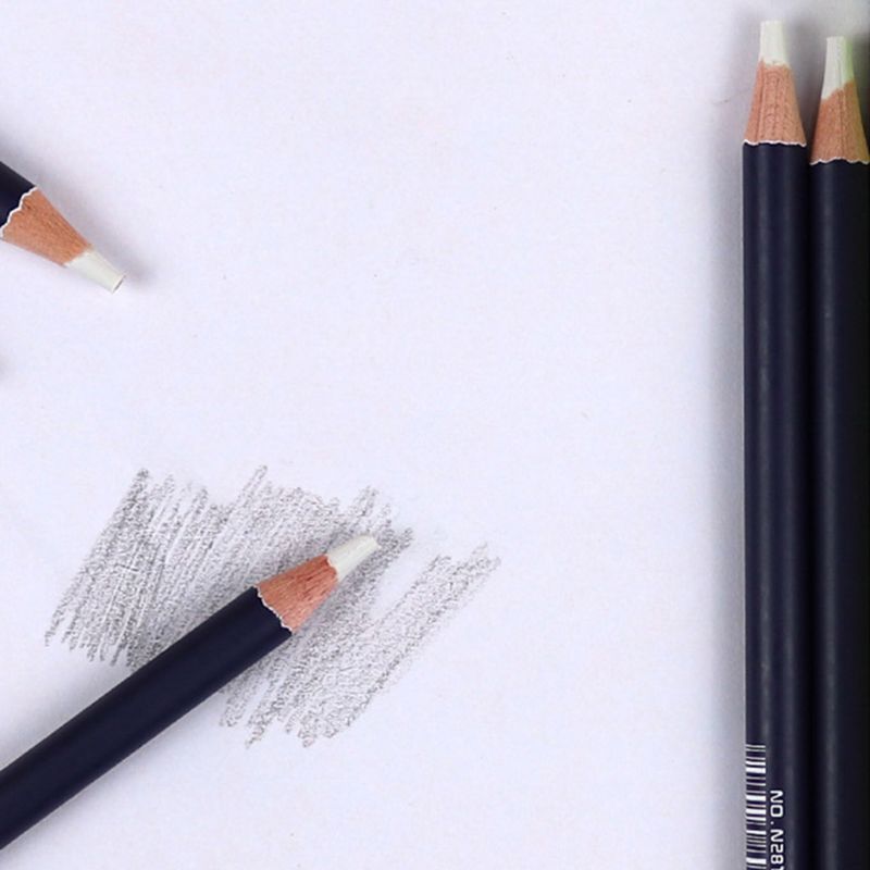 Lápis borracha com design de desenho, caneta de borracha com alta precisão para desenho, escrita, recarga de materiais de pintura