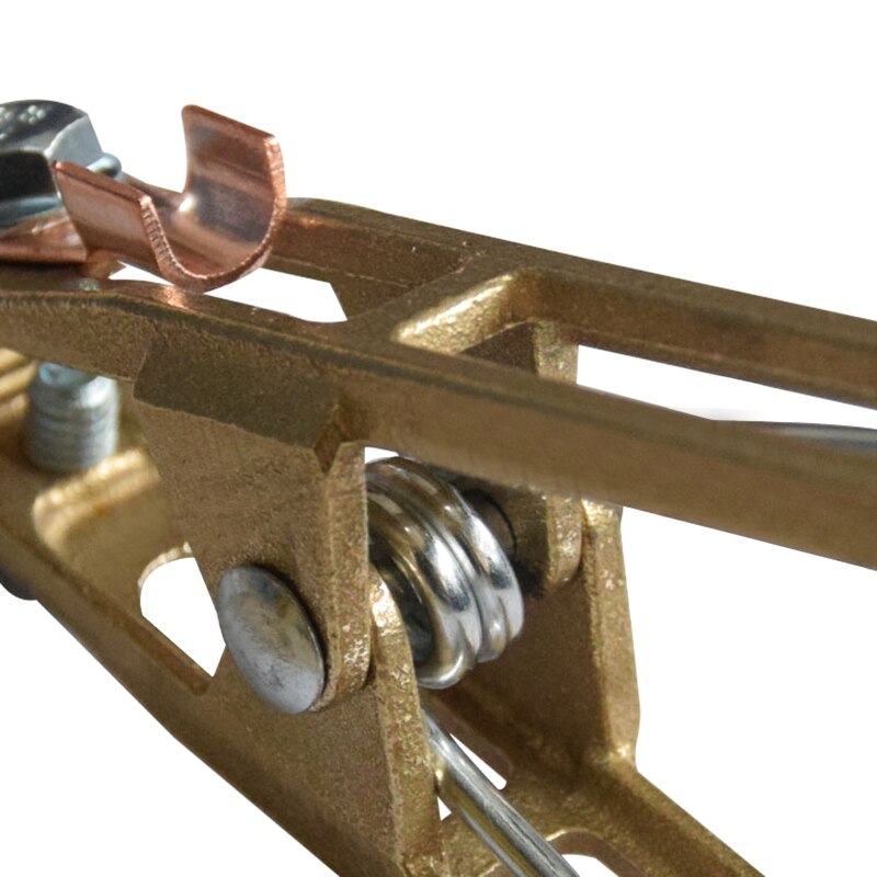 Durable Electric Ground Cable Copper Grip Clip Clamp A-shape Ground Welding Earth Clamp for Welding Machine