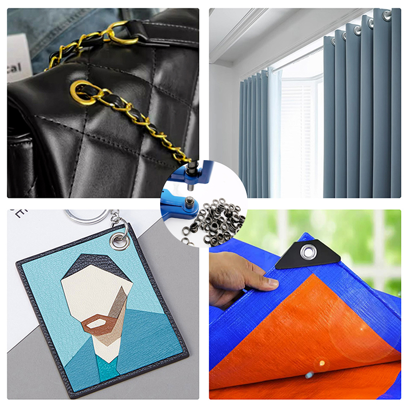 Agujero perforador de cuero y ojal, troqueles de instalación para prensa manual, molde para cortinas, zapatos, artesanía de cuero, accesorios de costura