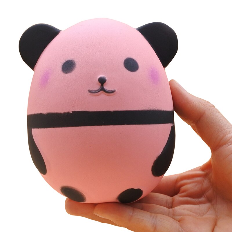 14Cm Kawaii Roze Panda Squishy Langzaam Stijgende Creatieve Dier Pop Zachte Squeeze Speelgoed Voor Kinderen Grappige Stress Speelgoed