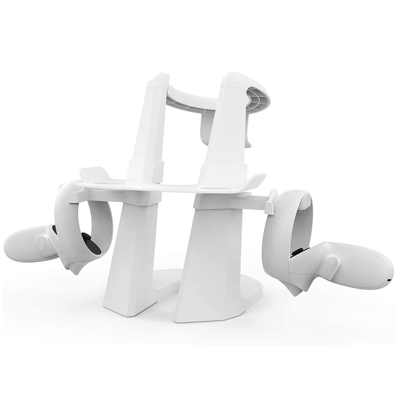JABS VR Stand,More Stable Base Headset Display Holder and Controller Mount Station for Oculus Quest 2, Rift S Controllers