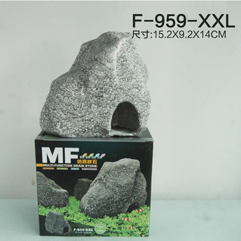 Aquarium Fish Tank Decoration Cichlid Stone Ornament Landscaping: XXL