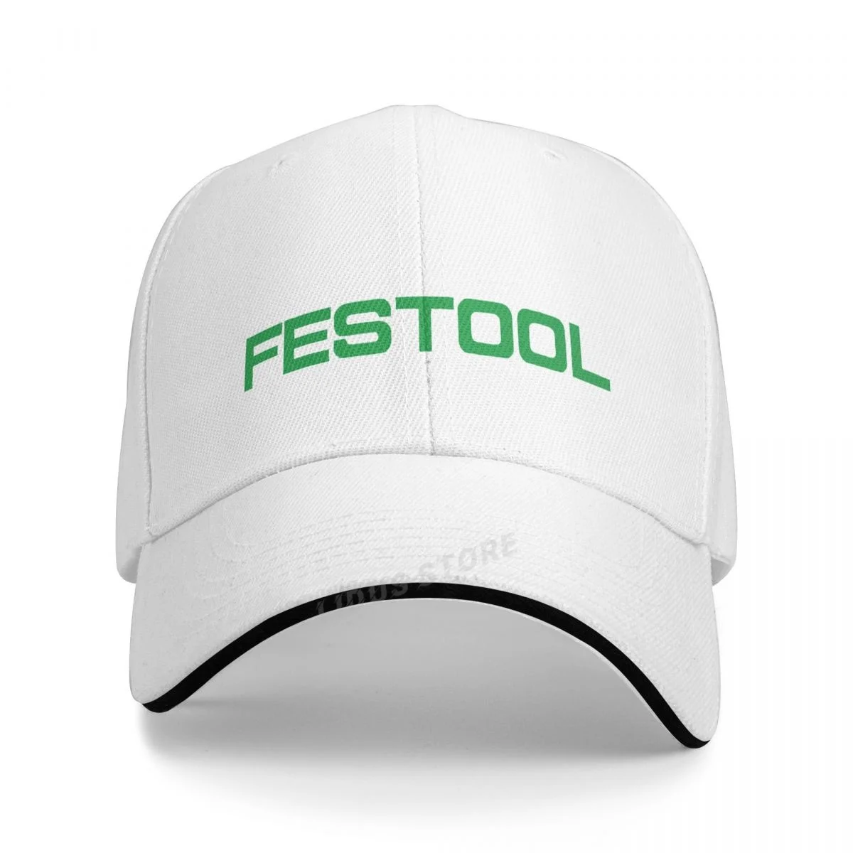 Festool Tools Baseball Caps Unisex Casual Festool Hats Cotton Adjustable Cap: WHITE