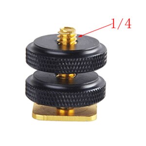 10pcs/lot 1/4" to 3/8" 5/8 Male to Female Double Layer Thread Screw Mount Adapter Tripod Plate Screw for Camera Flash Tripod Mic: D  14