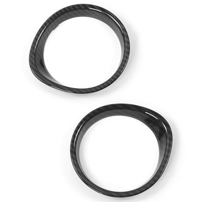 3 Pcs Car Accessories: 2 Pcs Air Conditioning AC Outlet Vent Frame Cover &amp; 1 Pcs Gear Lever Shift Knob Lid Cover Trim