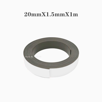 Sterke flexibele magneetstrip, zelfklevende magneetband, rubberen magneetband, lengte 39,37 inch: Goud