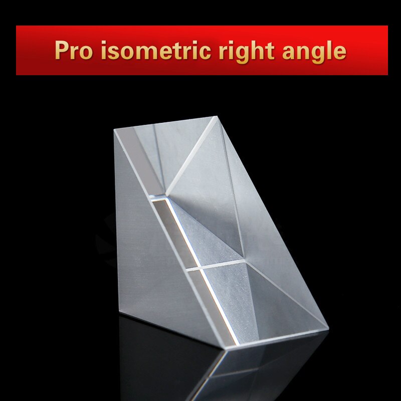 Reflective Prism A Small Amount of Spot Coating Isosceles Right Angle Triangular K9 Material